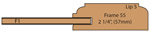 Allstyle Cabinet Doors : cutaway of Hallmark